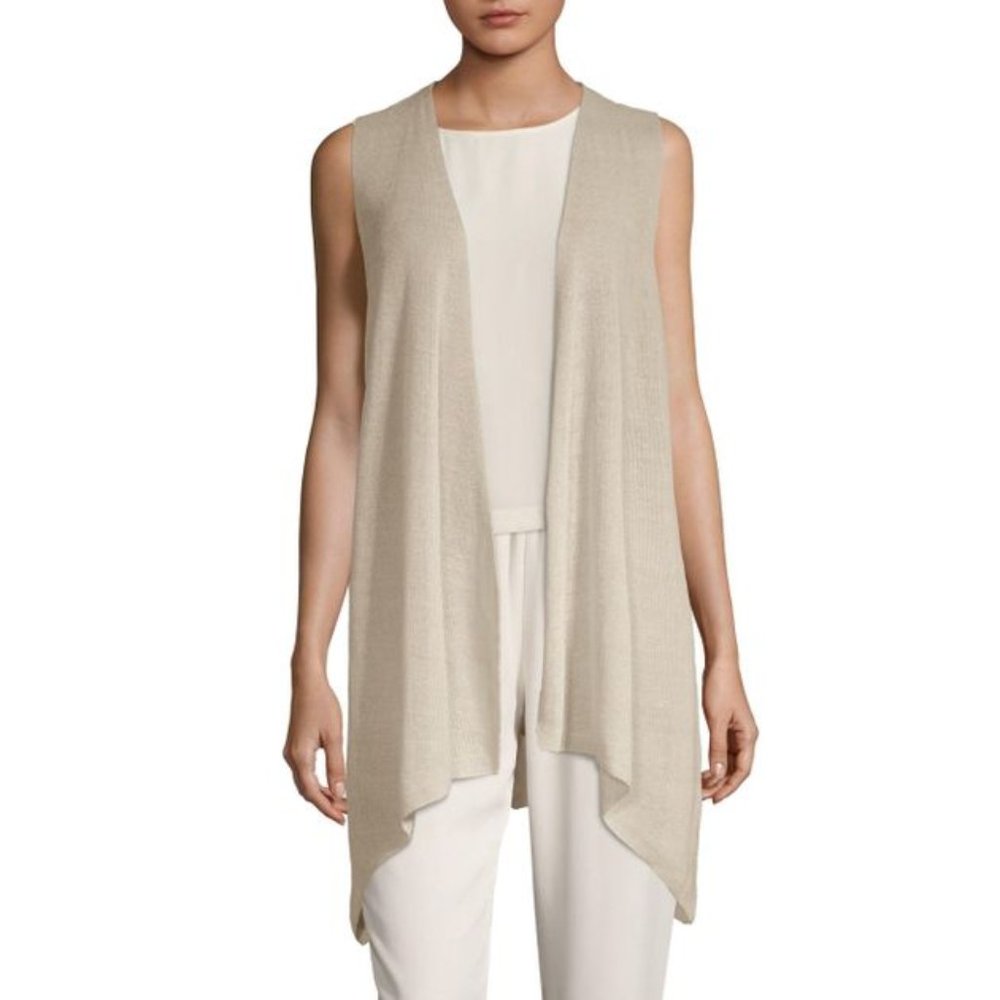 Eileen Fisher - Open Front Vest - Size M